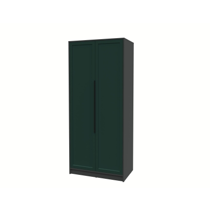 Шкаф распашной Тренд КТ-Ш2 (Антрацит ЛДСП/ Изумруд ЛМДФ) Ш918 В2128 Г547 Шкаф распашной Тренд КТ-Ш2 (Антрацит ЛДСП/ Изумруд ЛМДФ) Ш918 В2128 Г547